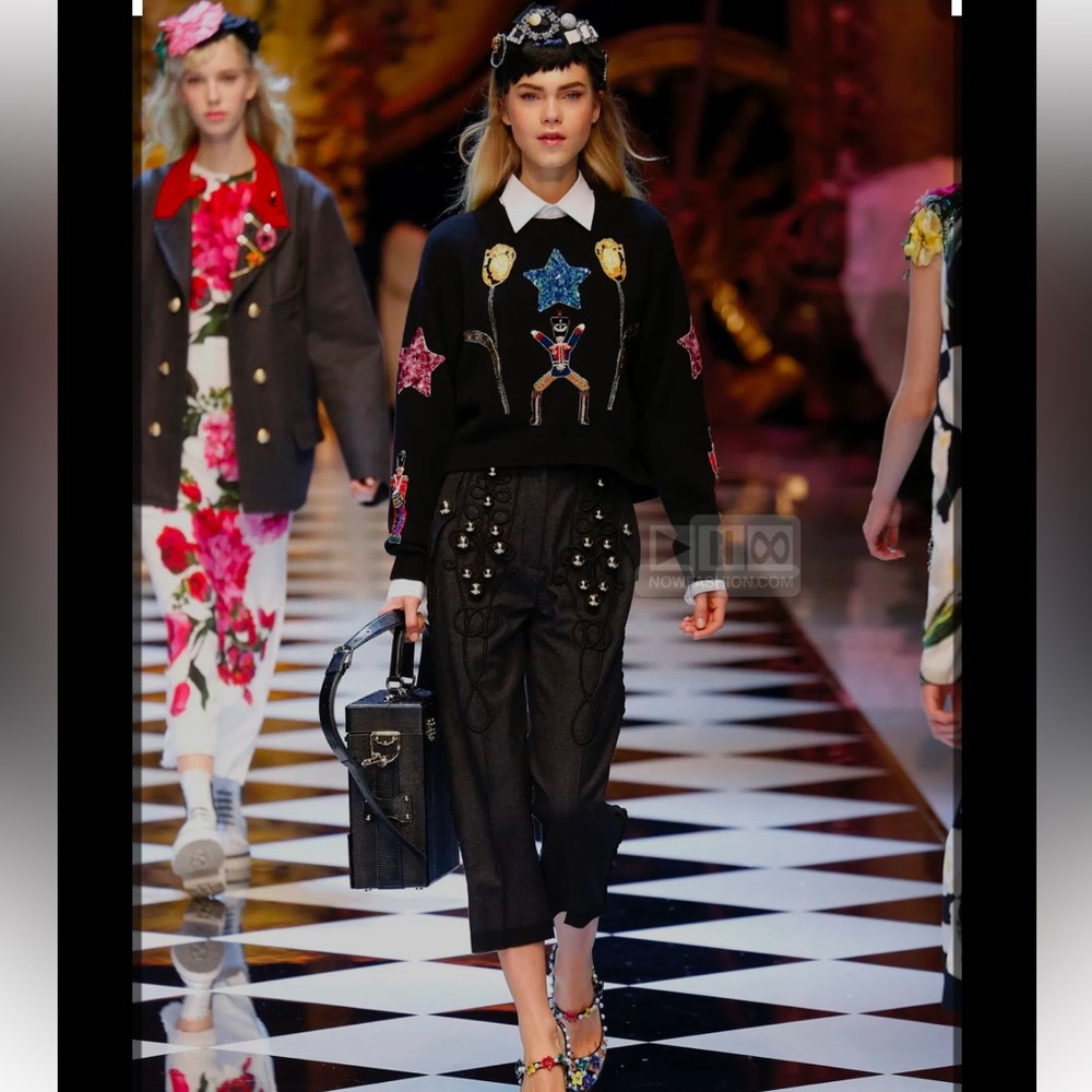 Dolce & Gabbana Black Graphic T-Shirt
